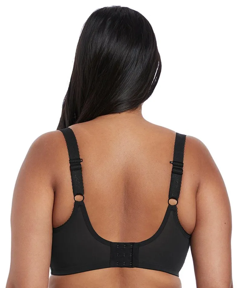 Elomi Charley Underwire Stretch Plunge Bra - Black
