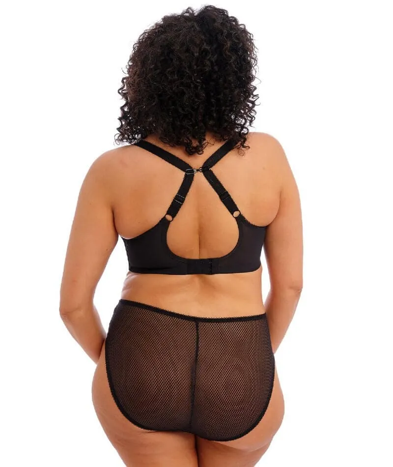 Elomi Charley Underwire Stretch Plunge Bra - Black