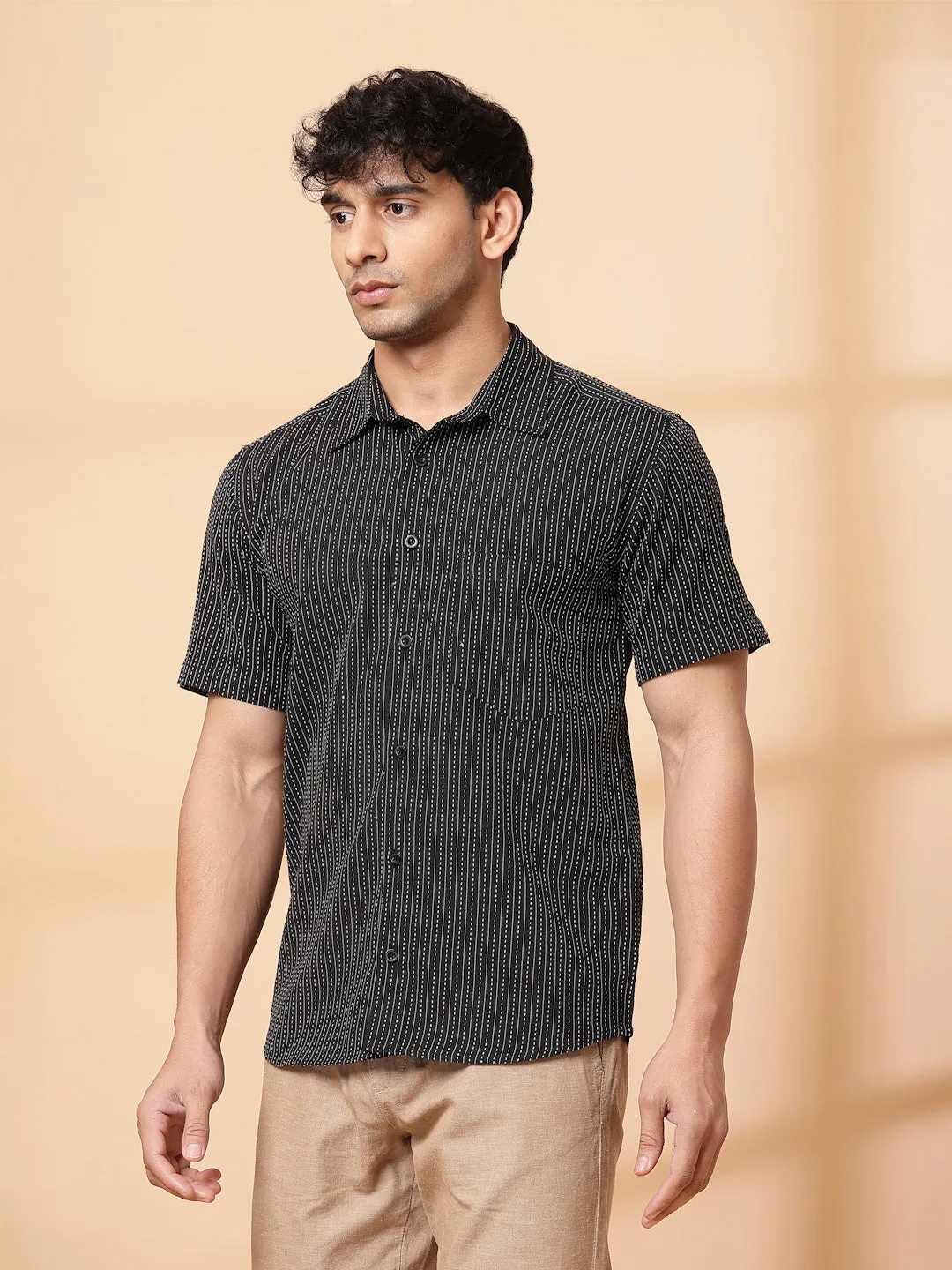 Embroidered Cotton Shirt