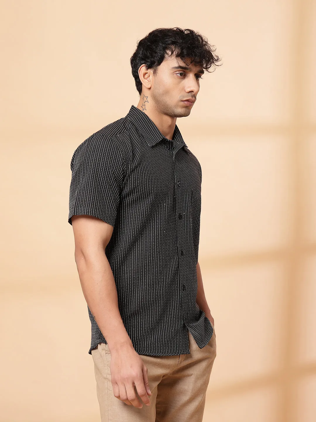 Embroidered Cotton Shirt