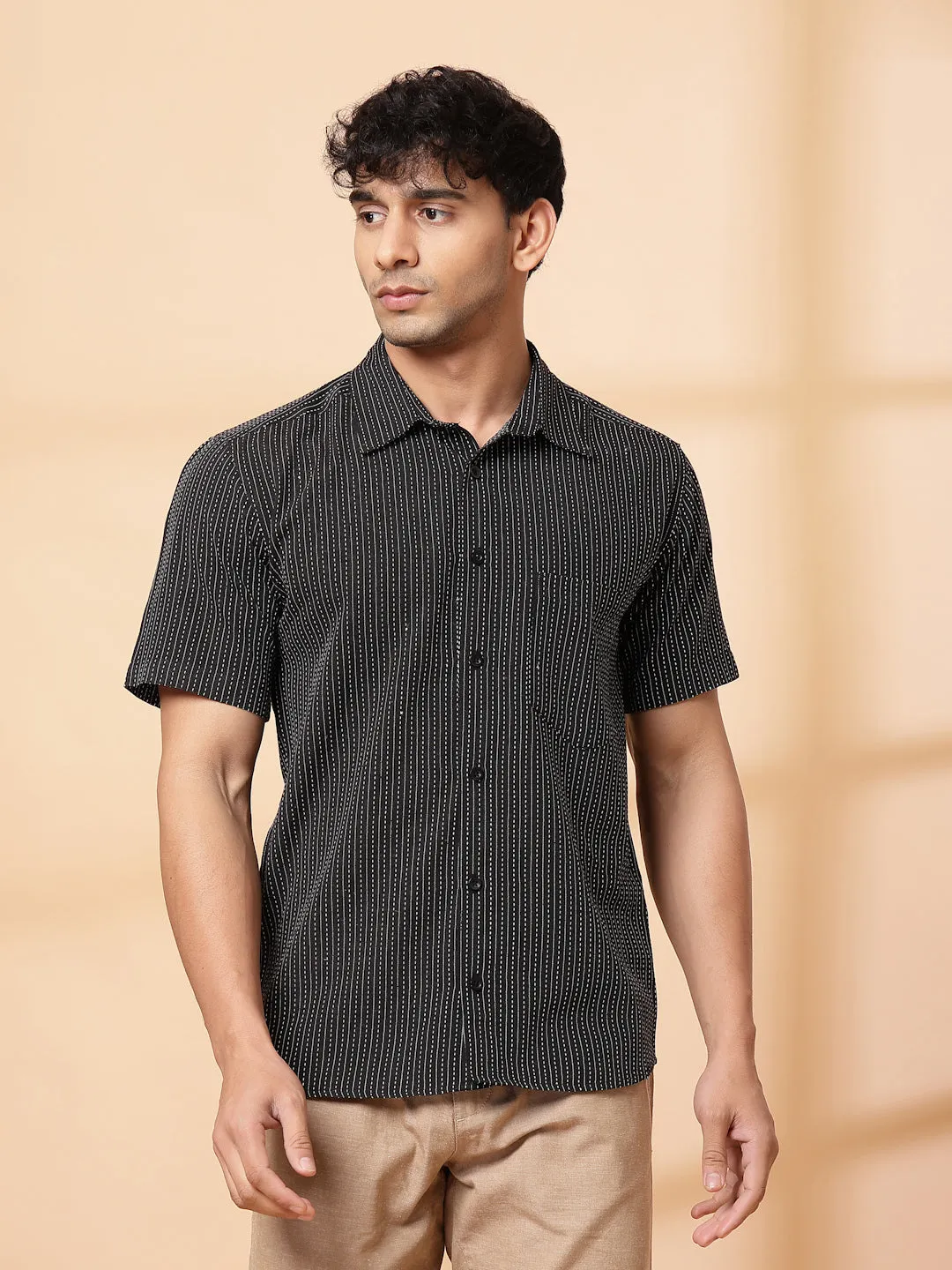 Embroidered Cotton Shirt