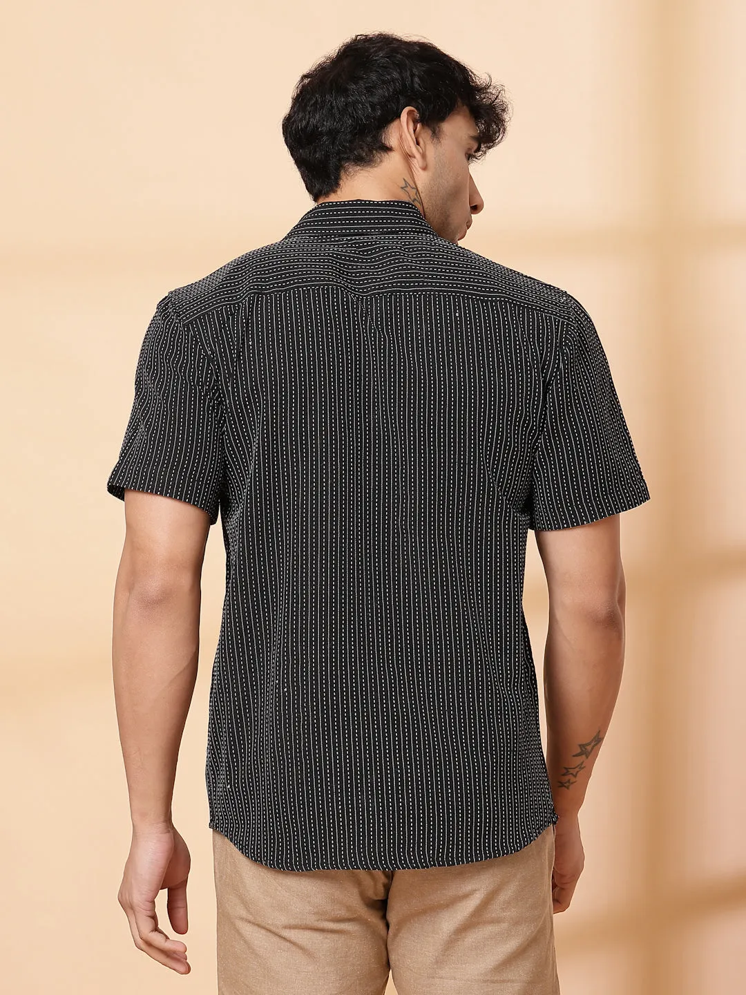Embroidered Cotton Shirt