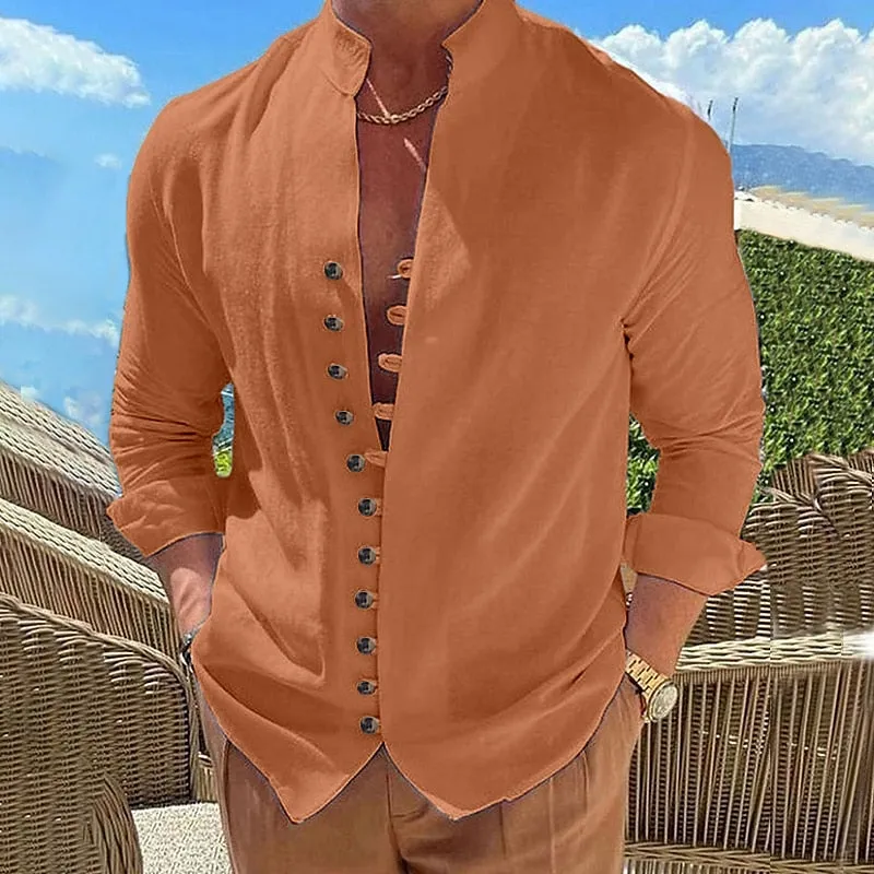 Ethan Linen Short Sleeve Shirt for Men