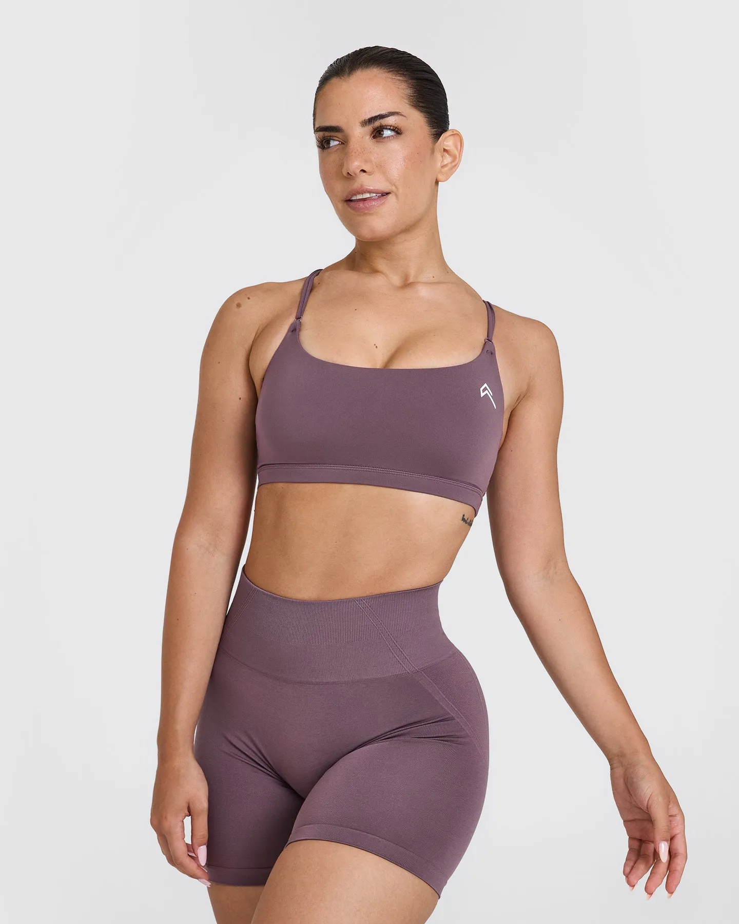 Everyday Cross Over Bralette | Vintage Purple