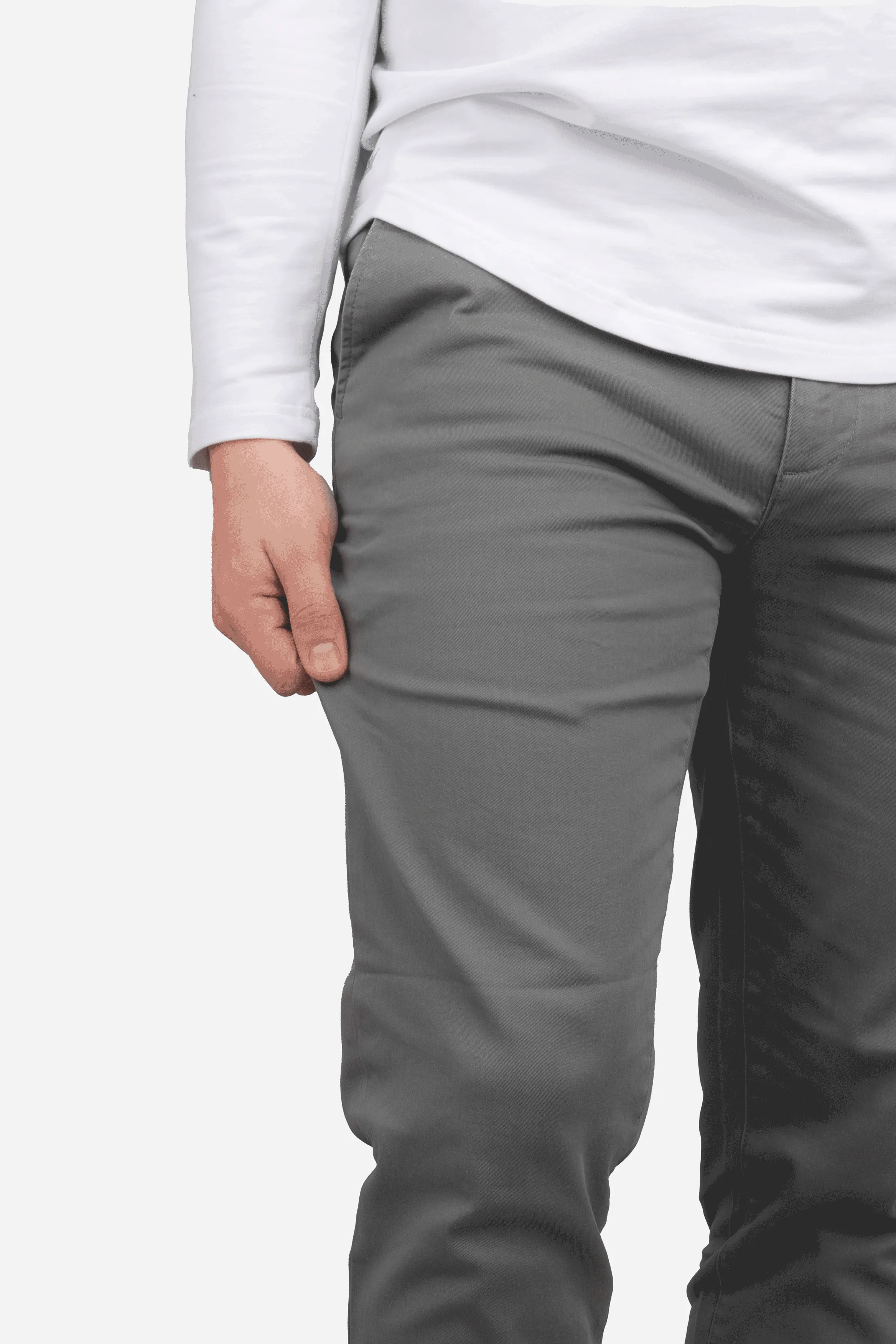Extra Stretch Chino Gray