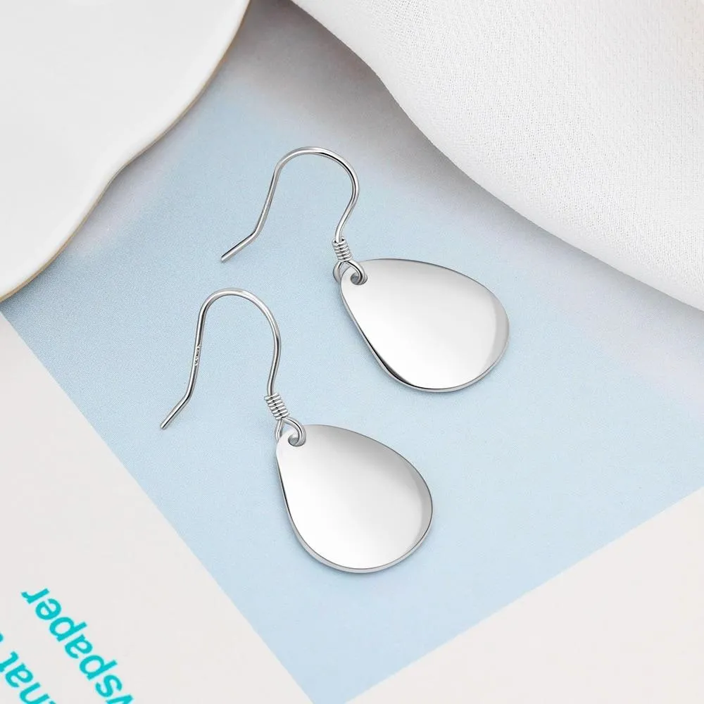 Fashionable 925 Sterling Silver Bohemia Drop Earrings, Party Jewelry Accessory for Women