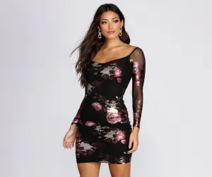 Feelin' Fresh Stylish Floral Mini Dress