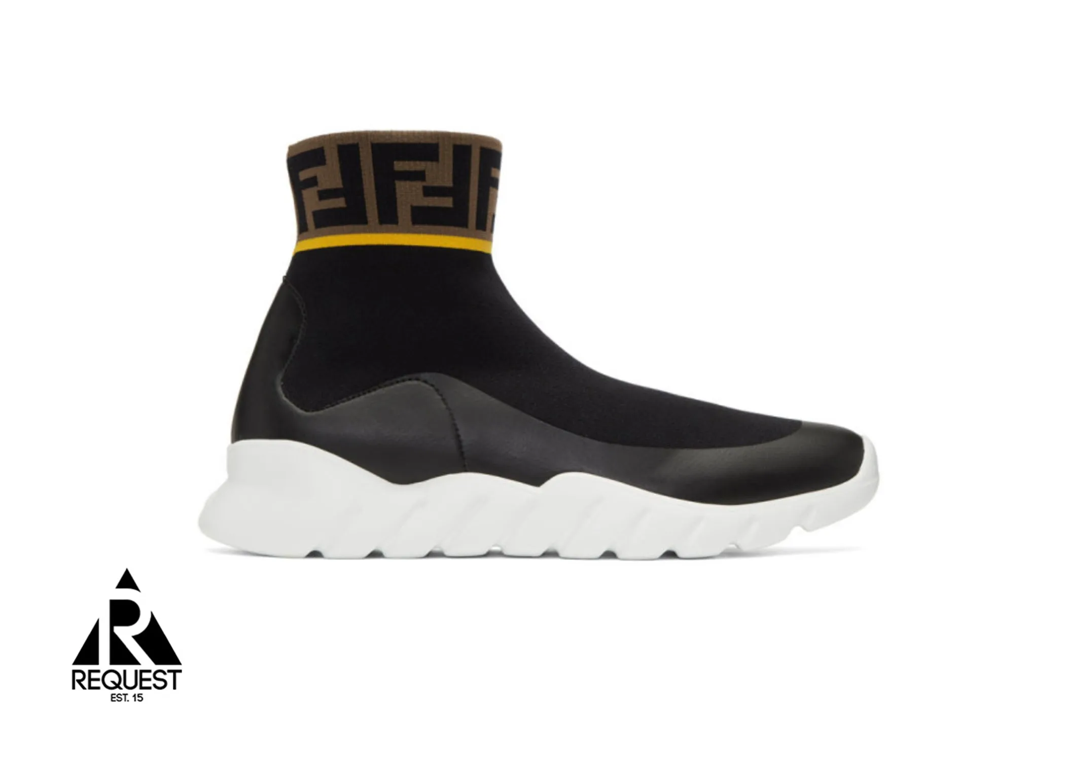 Fendi Tech Fabric High Tops “Black”