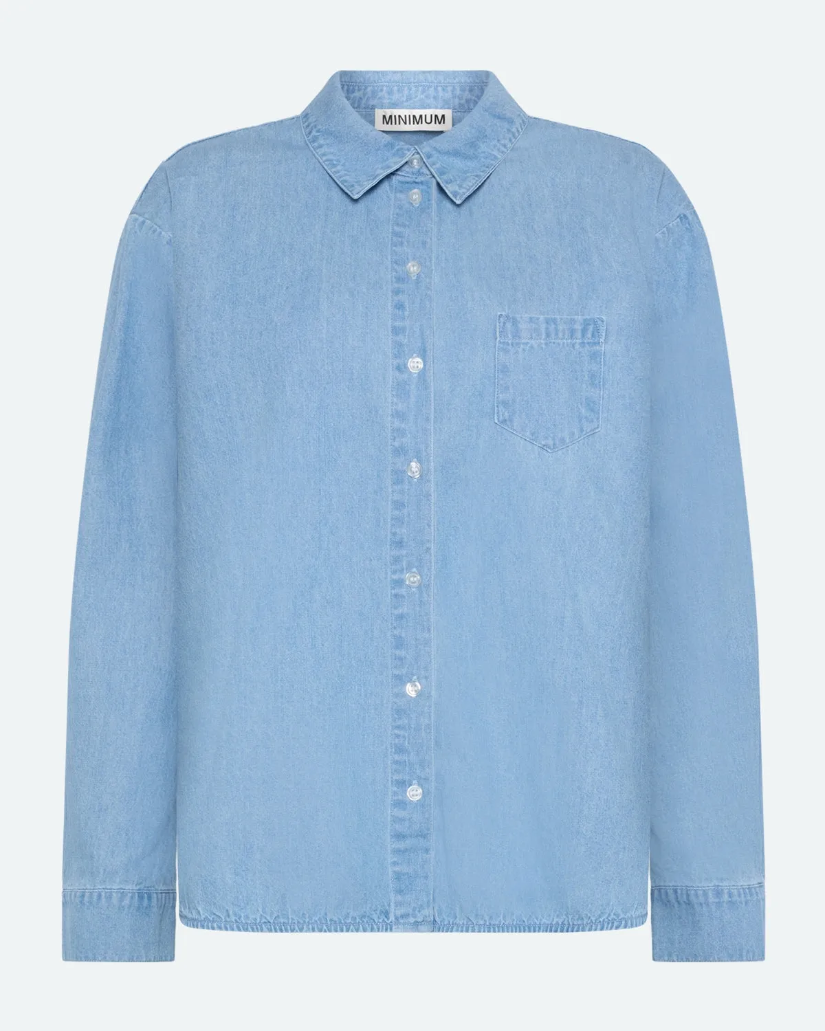 Fern denim shirt 4147 - Light Blue