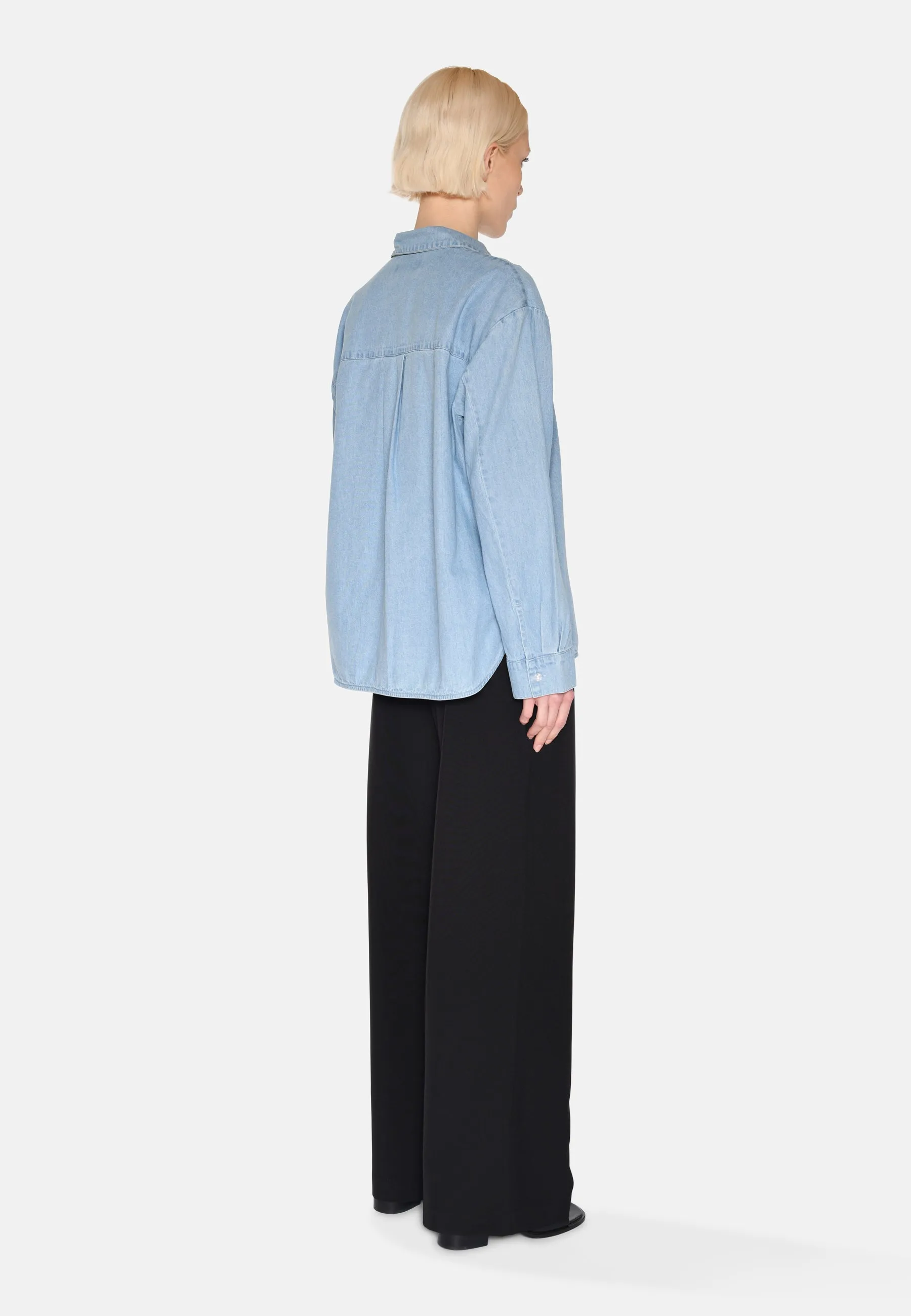 Fern denim shirt 4147 - Light Blue