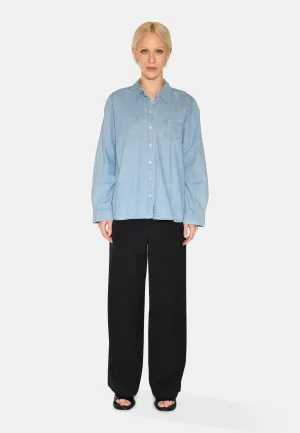 Fern denim shirt 4147 - Light Blue