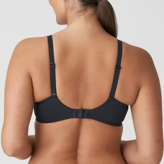 Figuras Non Padded Full Cup Bra  In Charcoal - PrimaDonna