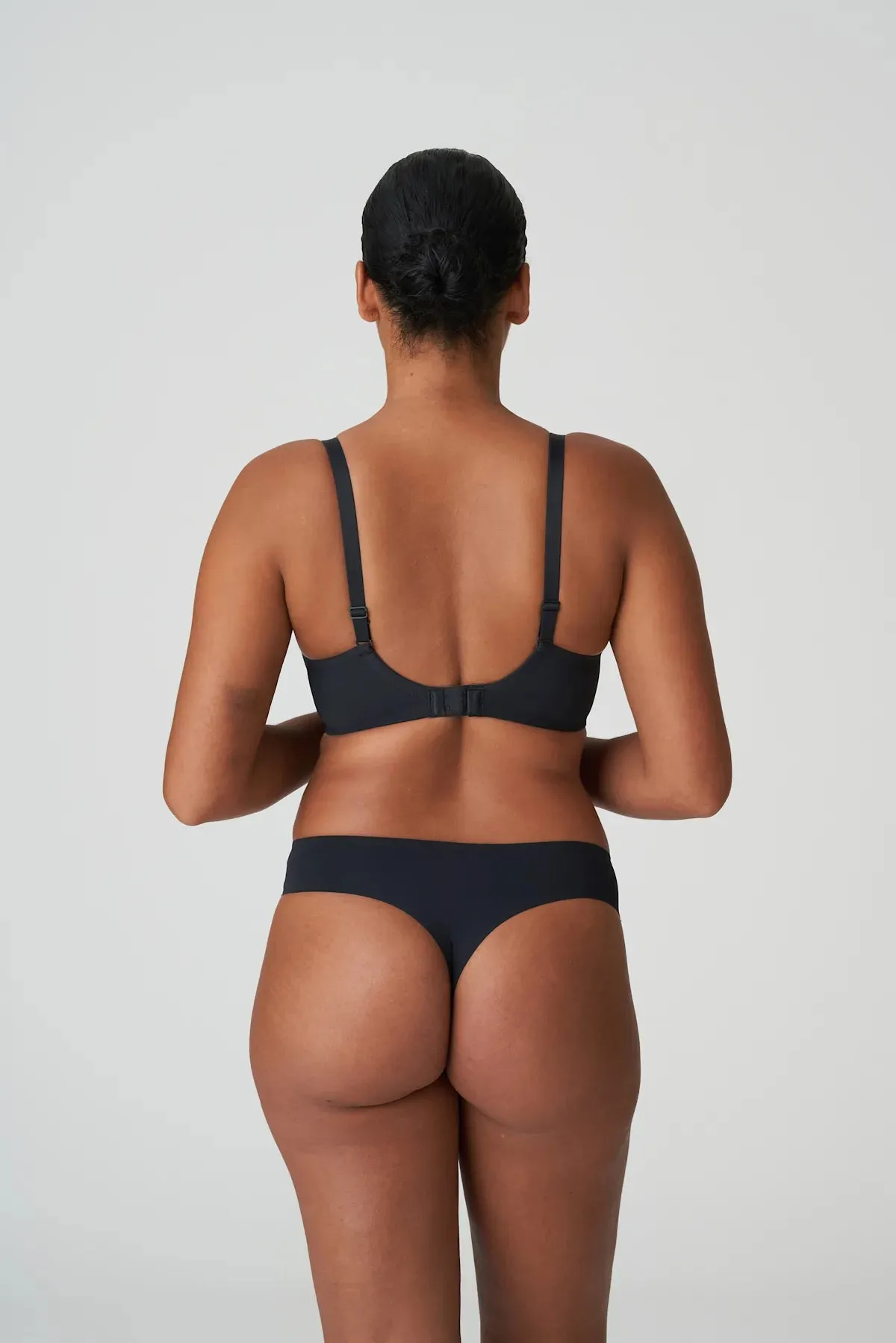 Figuras Non Padded Full Cup Bra  In Charcoal - PrimaDonna