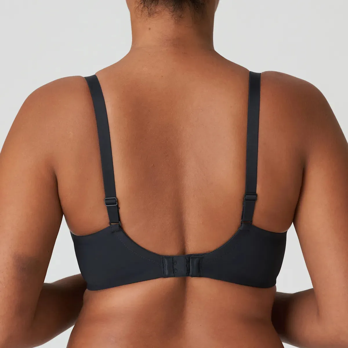 Figuras Non Padded Full Cup Bra  In Charcoal - PrimaDonna