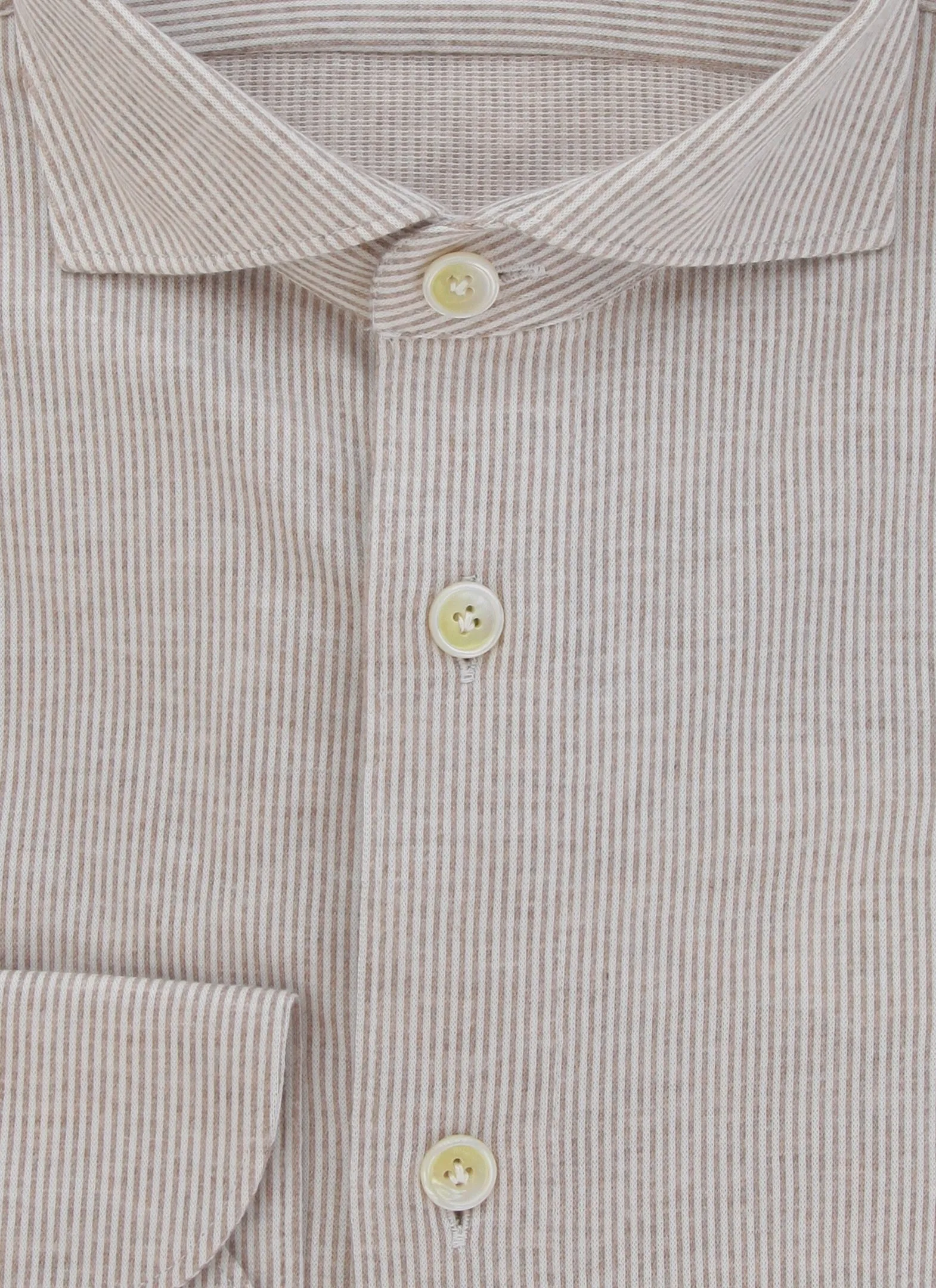 Finamore Napoli Light Brown Shirt - Extra Slim