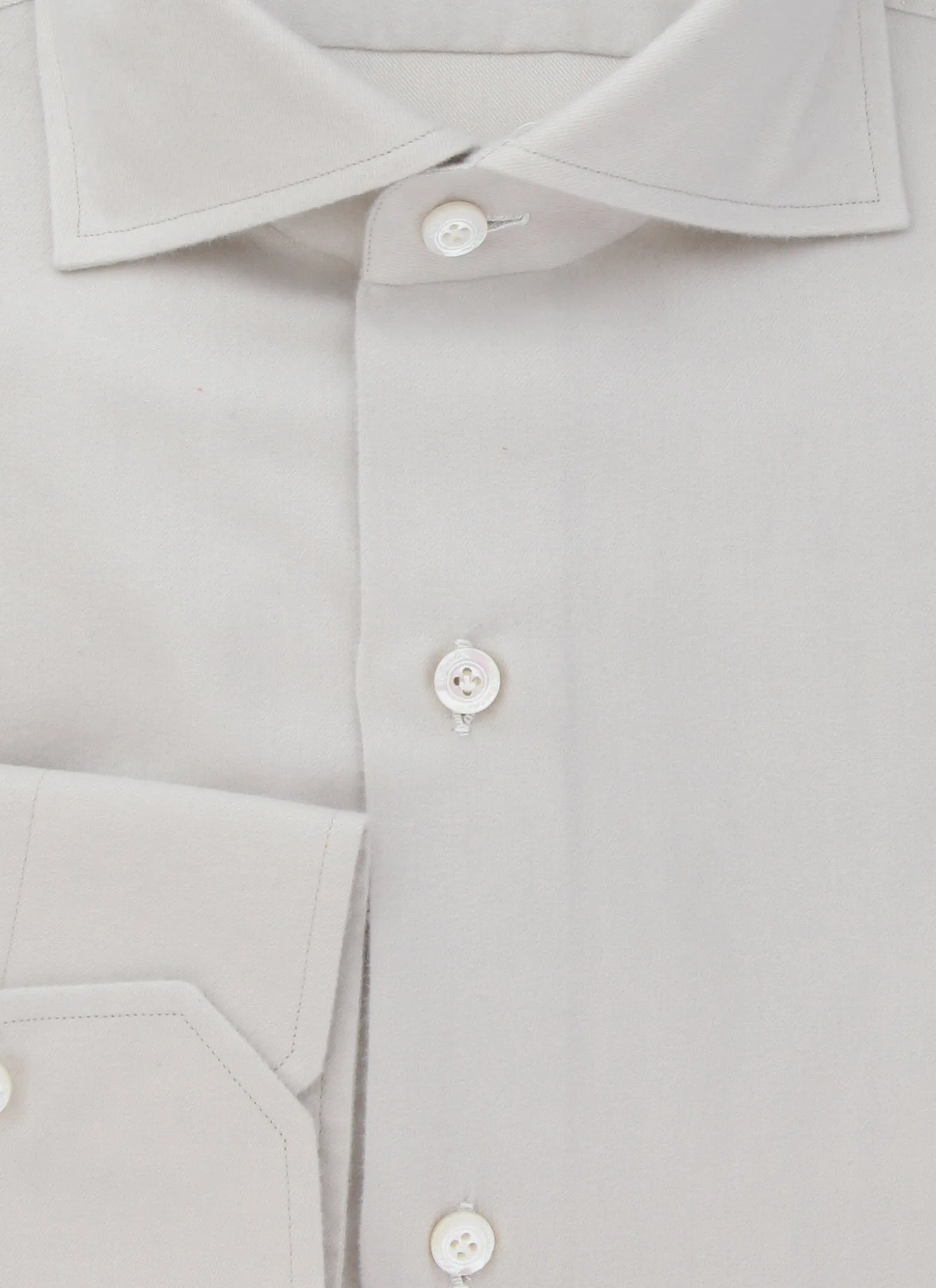Finamore Napoli Light Gray Shirt - Slim