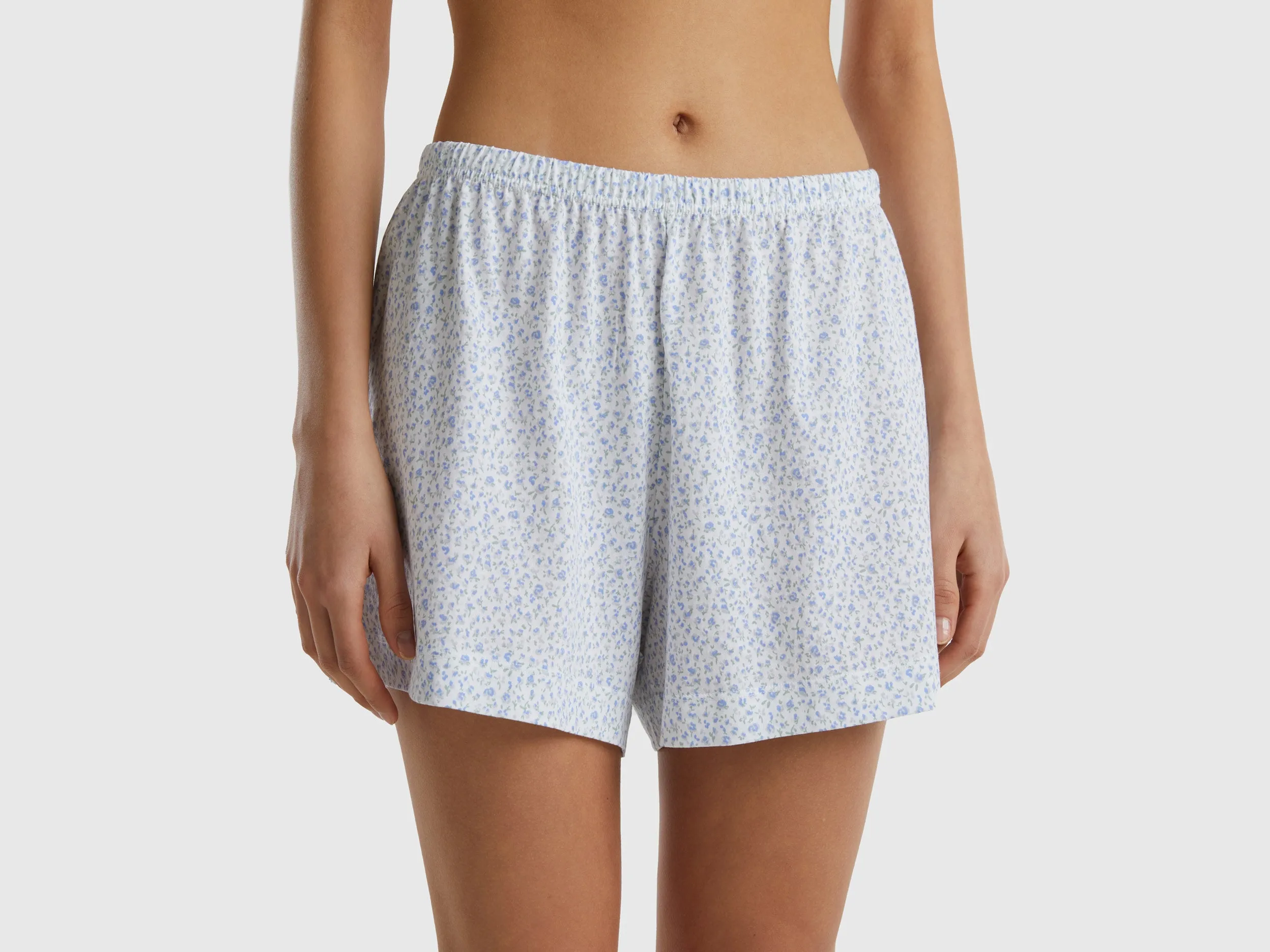 FLORAL PYJAMAS IN COTTON AND MODAL®