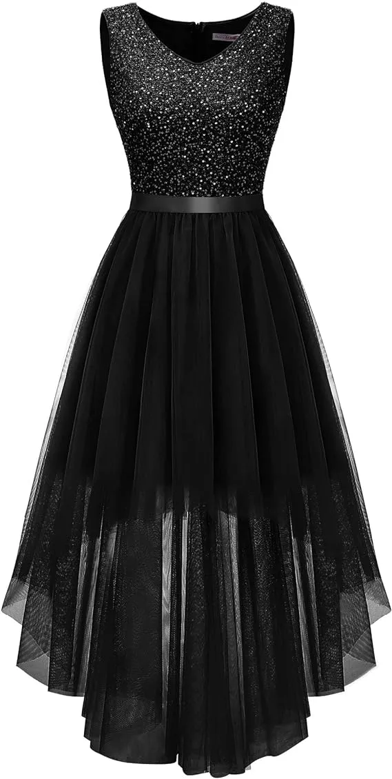 Formal Sleeveless Lace Party Dresses
