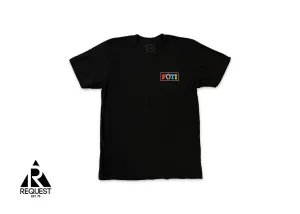 Foti S/S Tee "Black & Multi"