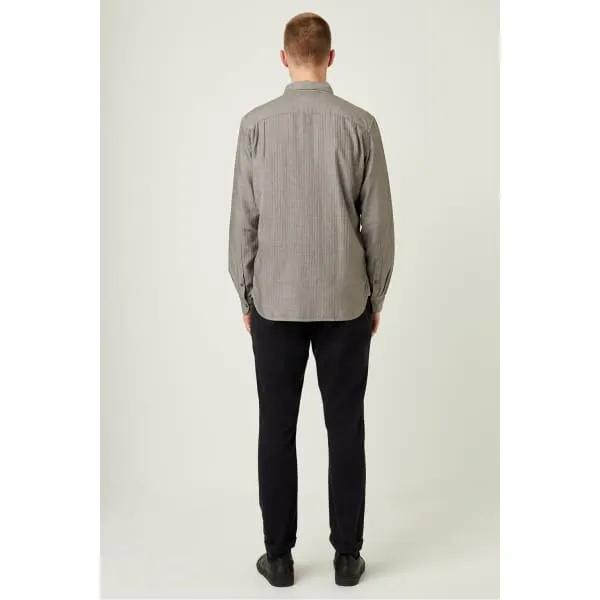 French Connection HERRINGBONE FLANNEL SHIRT