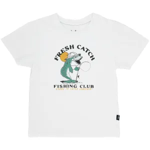 Fresh Catch Vintage Tee | White