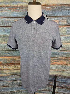 FYNCH HATTON Two Tone Pique Polo Shirts