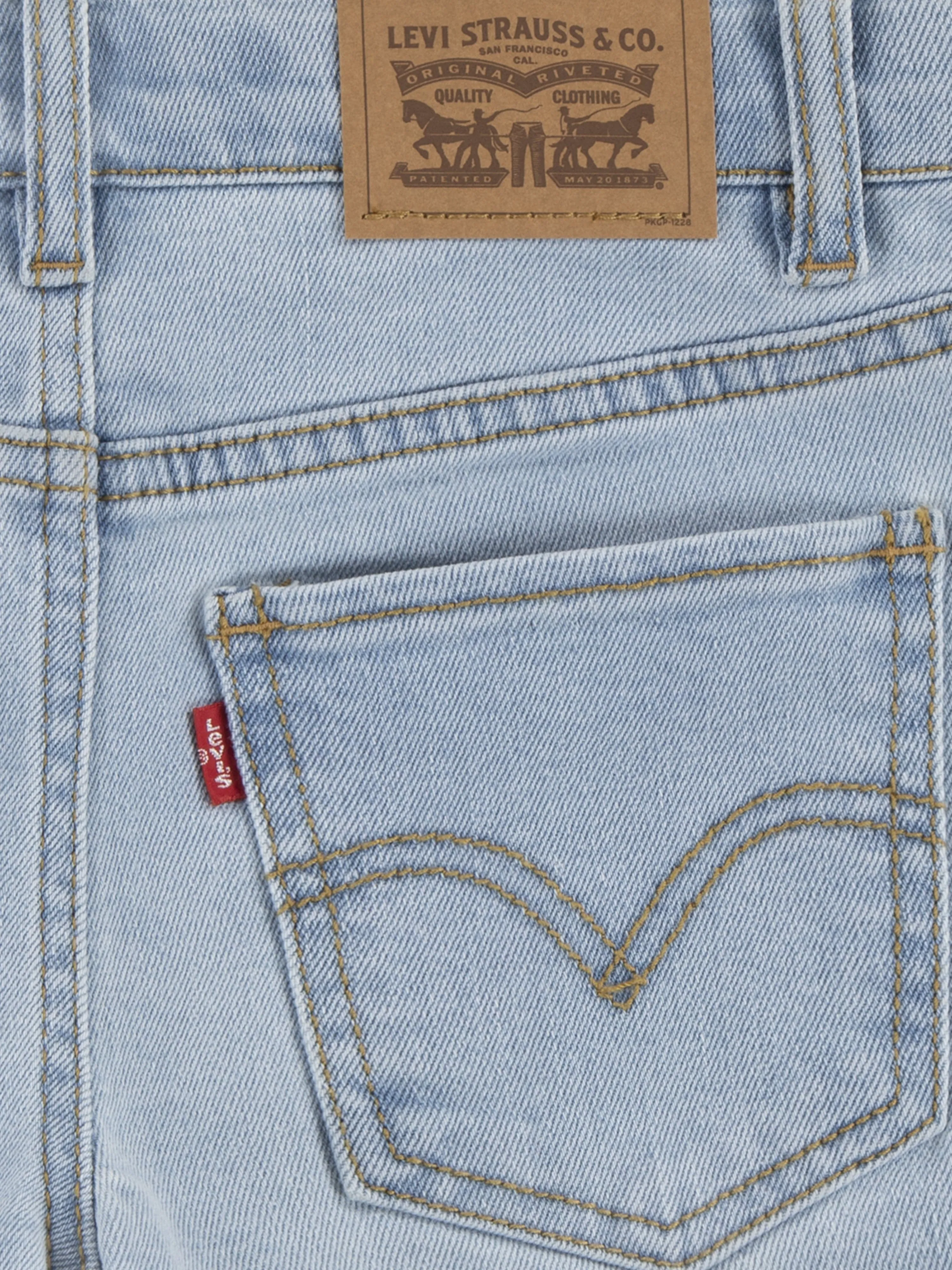 Girls Girlfriend Shorts in Blue