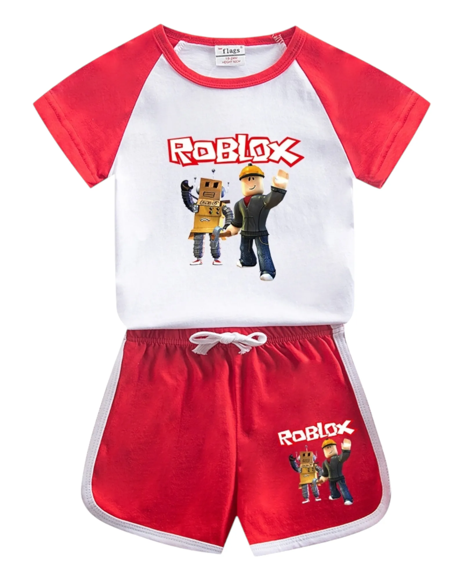 Girls' T-Shirt and Shorts Roblox Pyjama Set