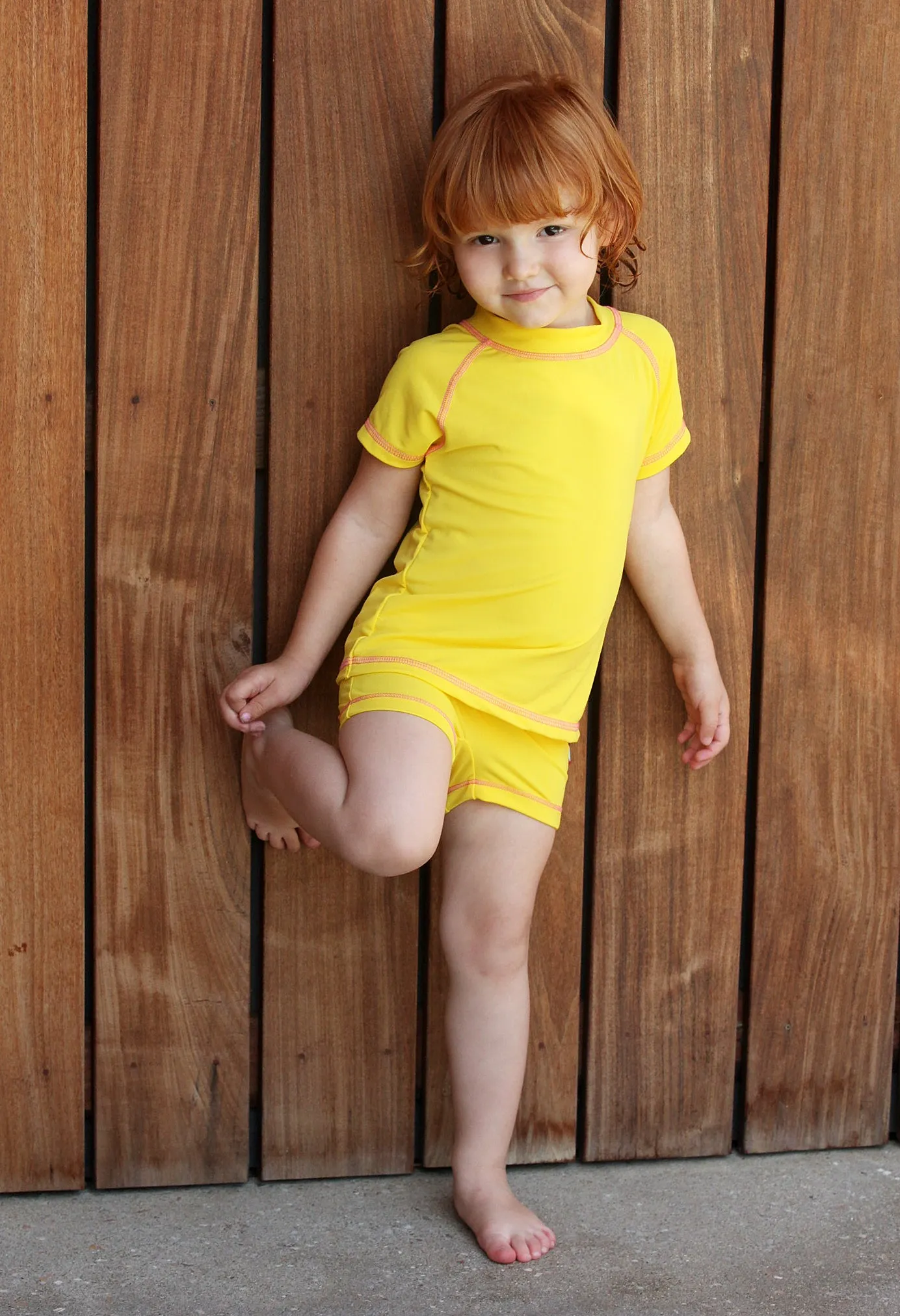 Girls UPF 50  Swim Boy Shorts  | Lavender