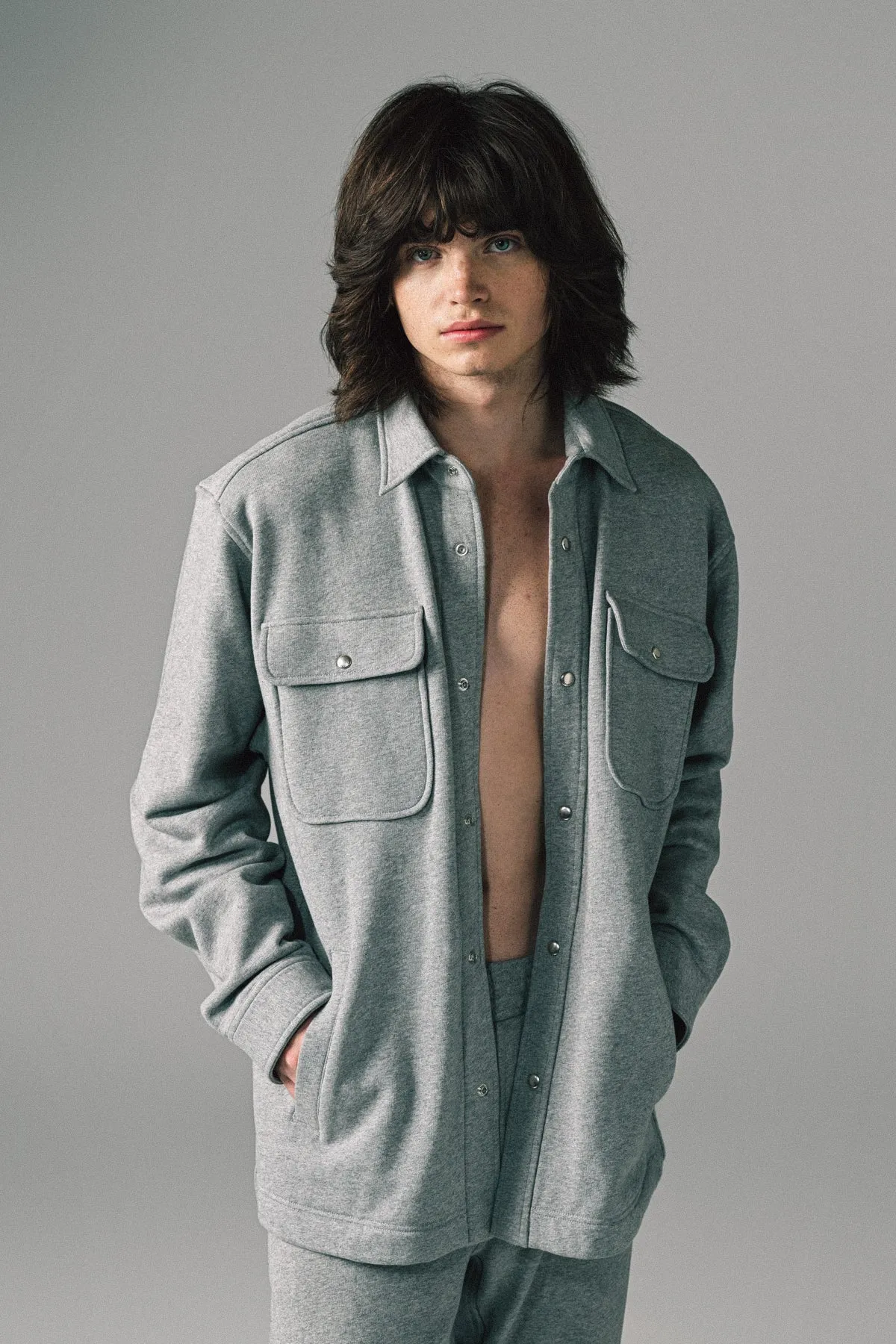 GIVENCHY | PATCH POCKET LONG SLEEVE SHIRT