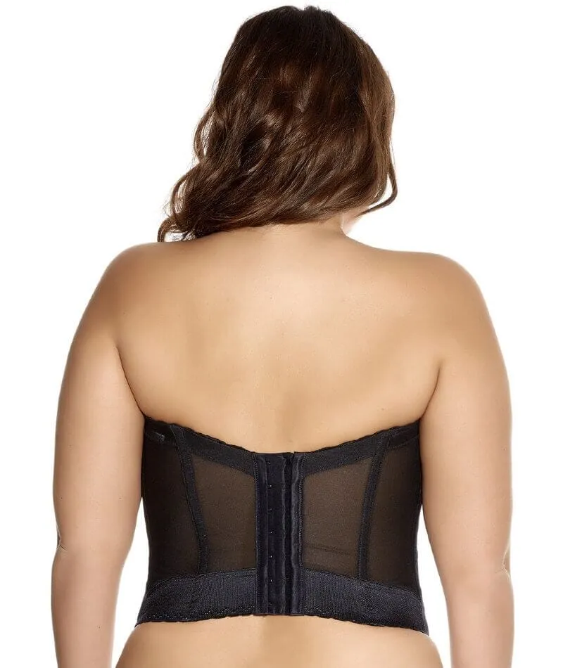 Goddess Lace Bridal Bustier - Black