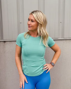 Green Stretch Short Sleeve T-Shirt