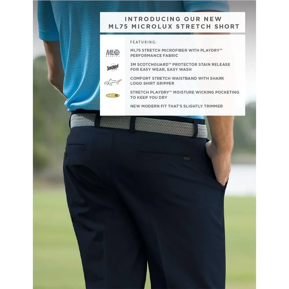 Greg Norman ML75 Microlux Stretch Shorts-Sonic Blue