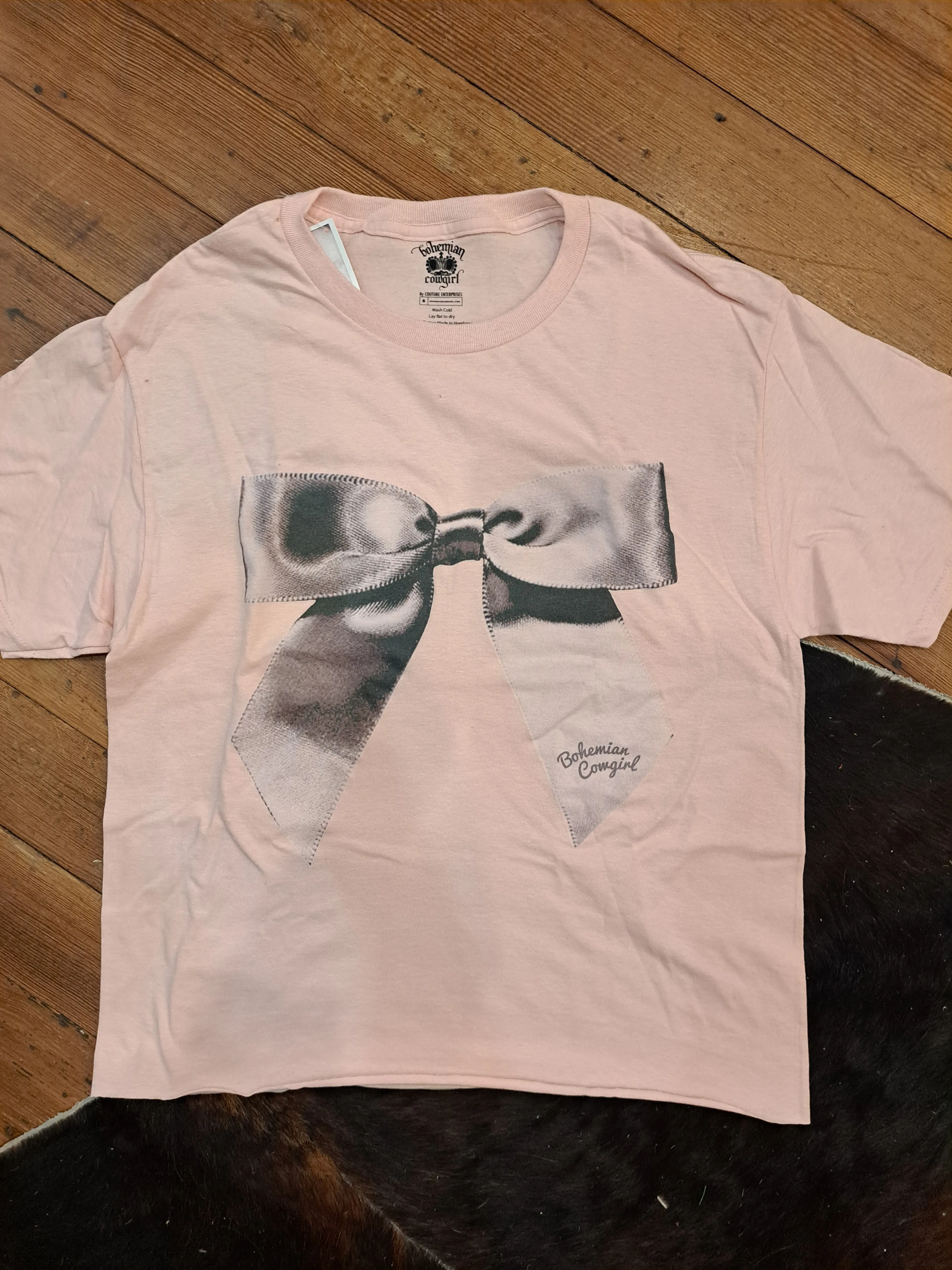 Grey Bow T-Shirt - WS