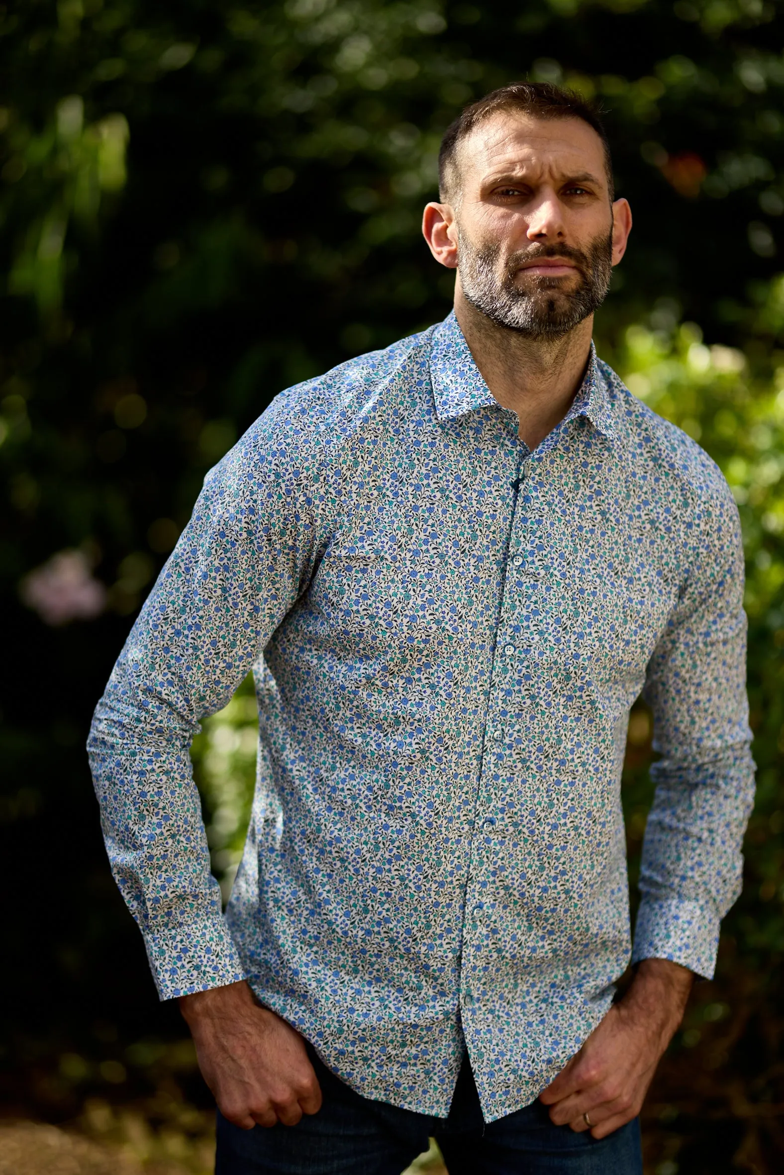 Gun Hill Mens Belfast shirt - Light blue