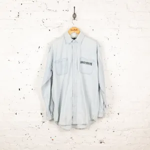 Harley Davidson Denim Shirt - Blue - XL