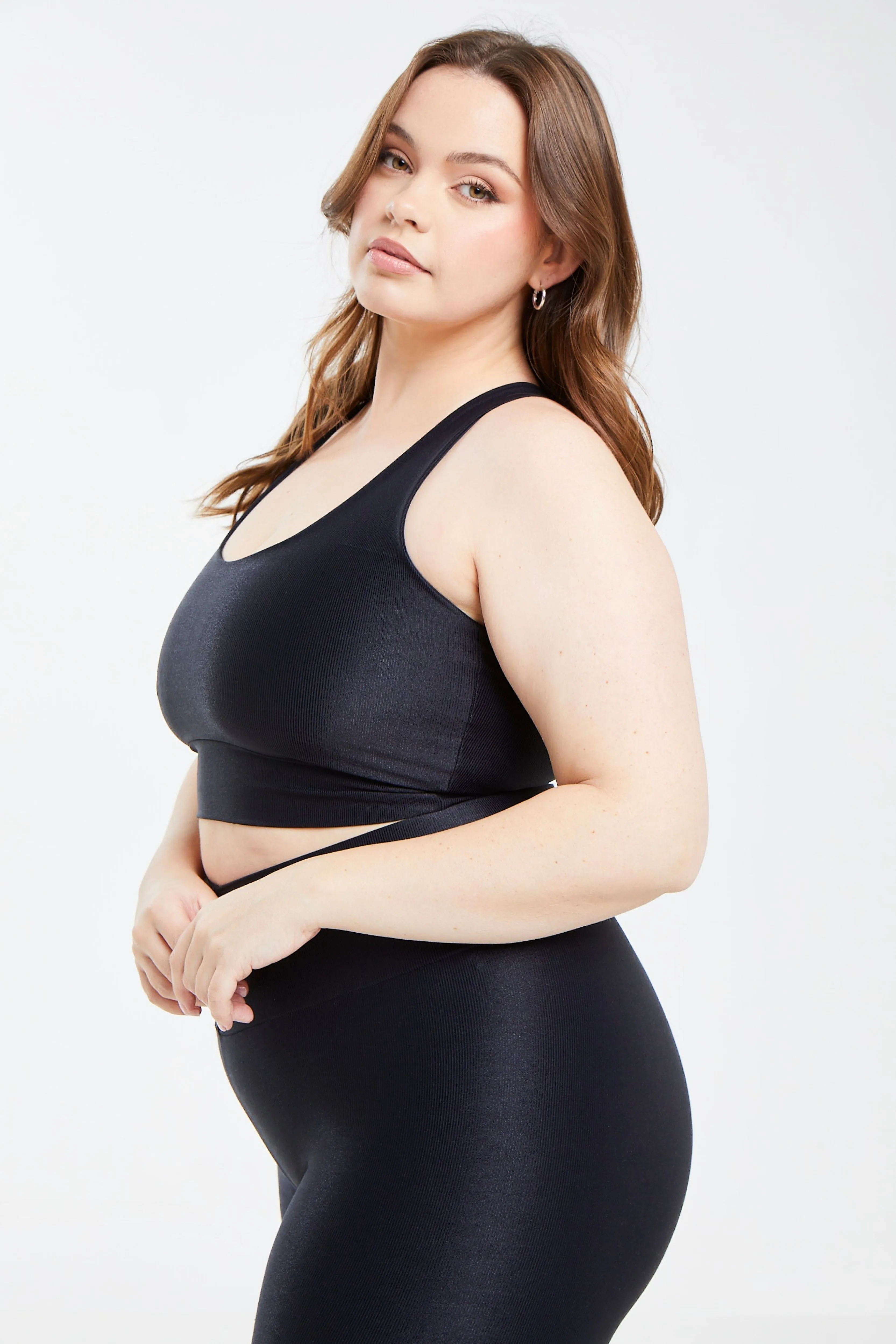 Hi-Shine Shorts Black