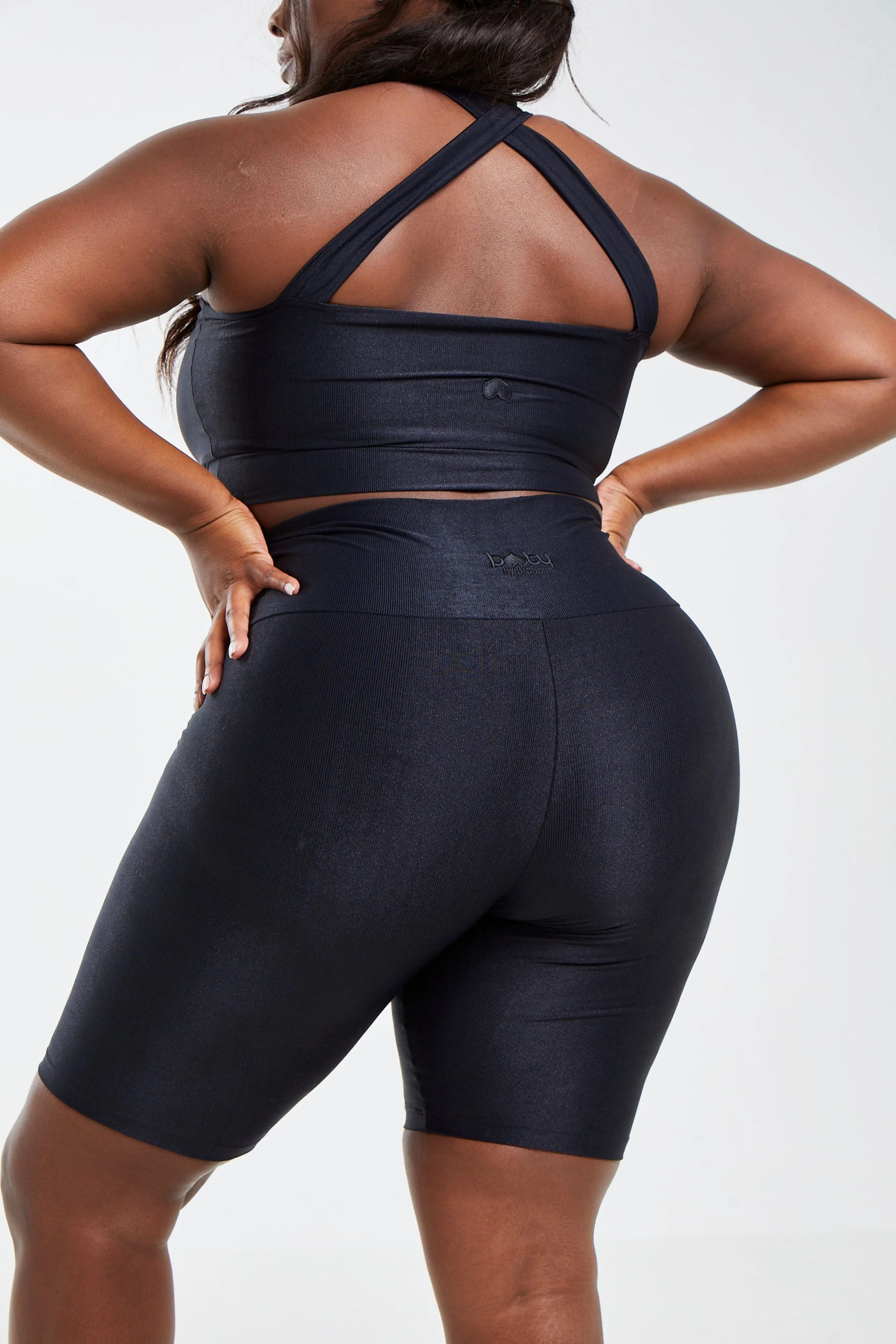 Hi-Shine Shorts Black