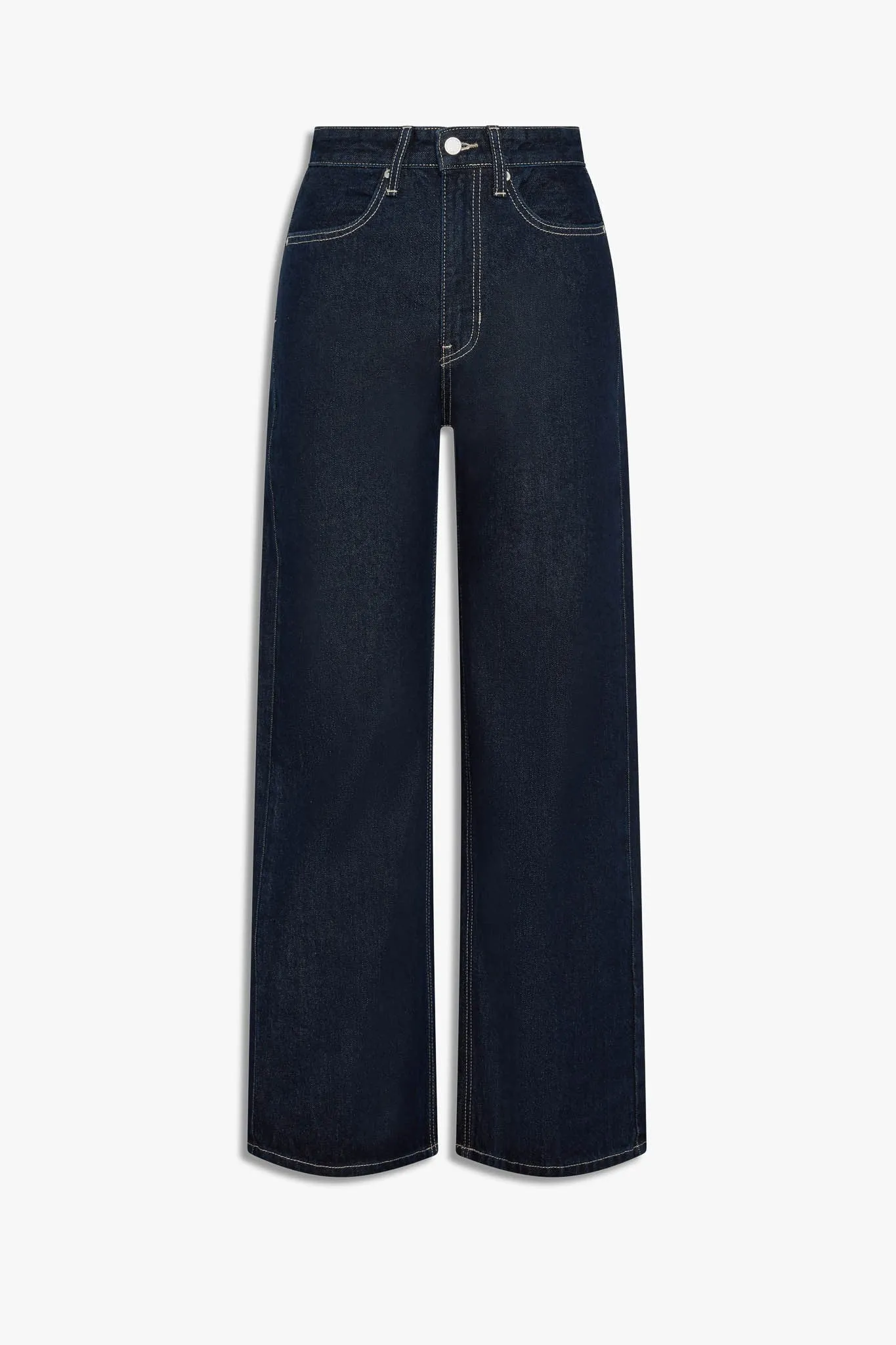 High Waisted Skater Jean - Dark Blue