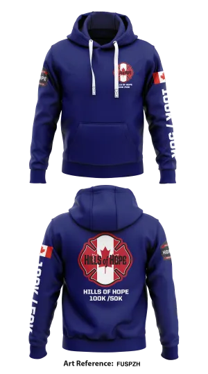 Hills of Hope 1K /5k Store 1  Core Men's Hooded Performance Sweatshirt - fUSpZh