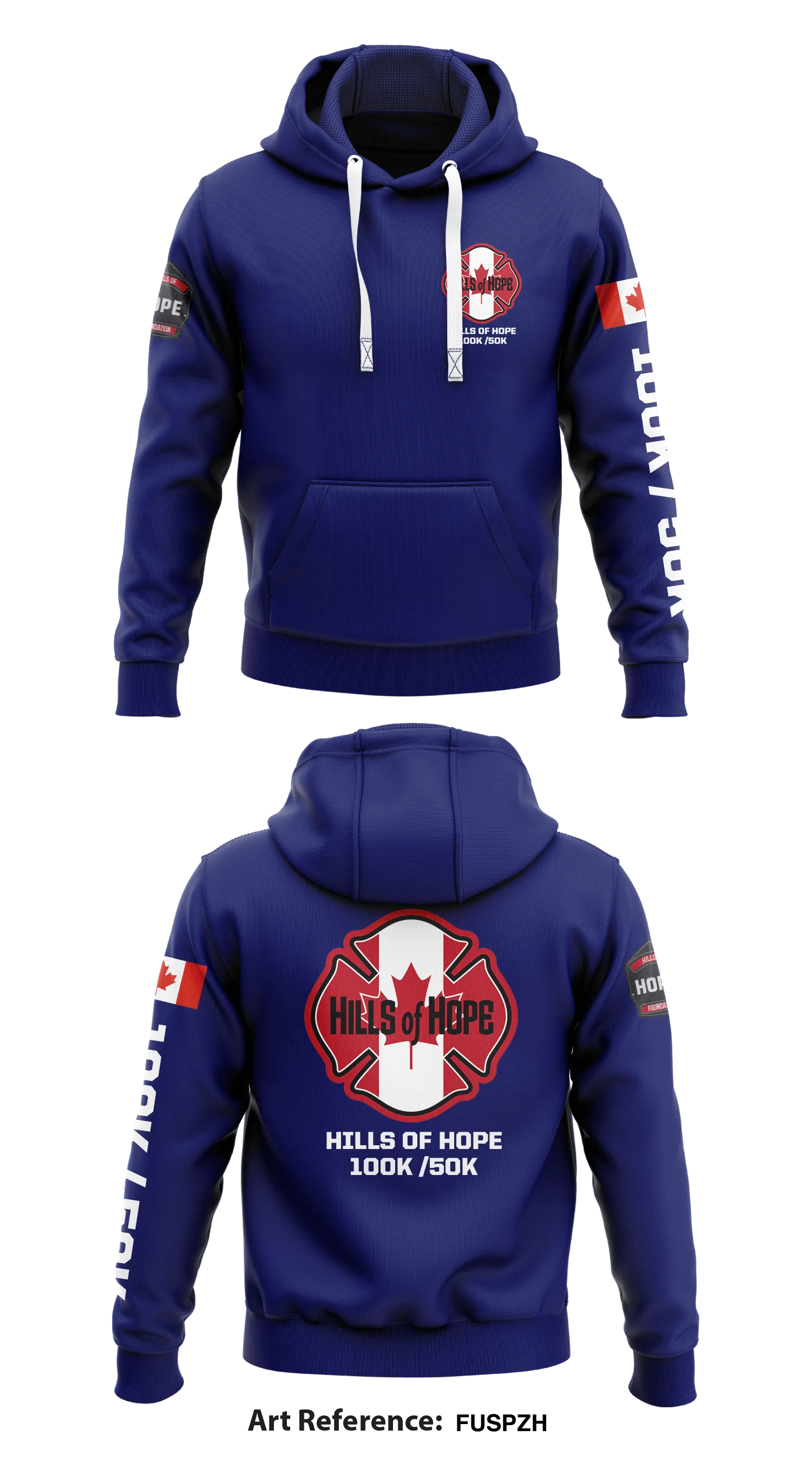 Hills of Hope 1K /5k Store 1  Core Men's Hooded Performance Sweatshirt - fUSpZh