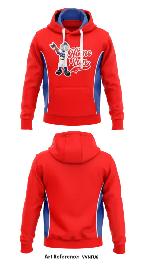 Homerun Detailing  Core Men's Hooded Performance Sweatshirt - vVNtu6