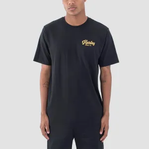Hurley Raceway Slub T-Shirt Black