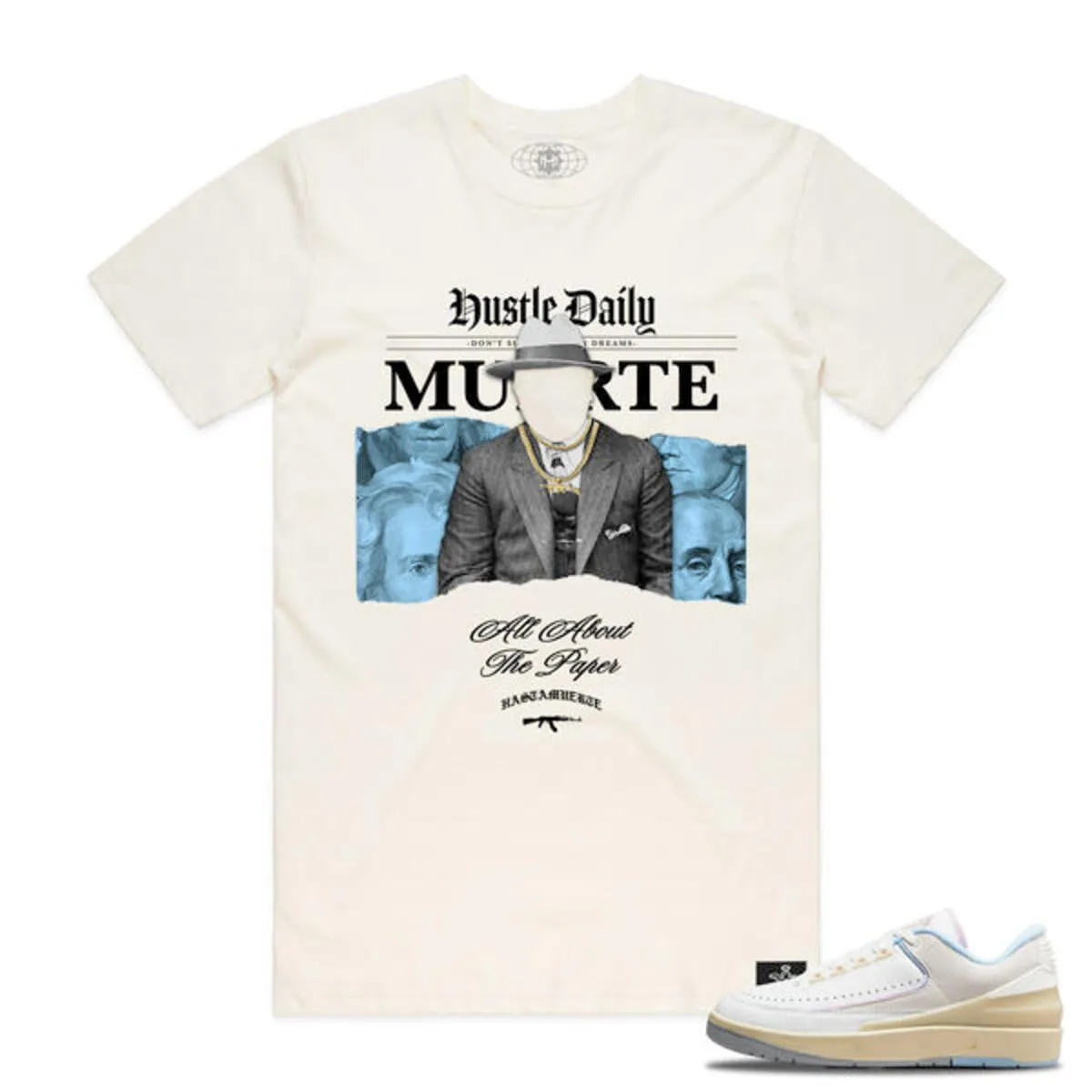 Hustle Daily Paper Faceless Shirt (NATURAL)
