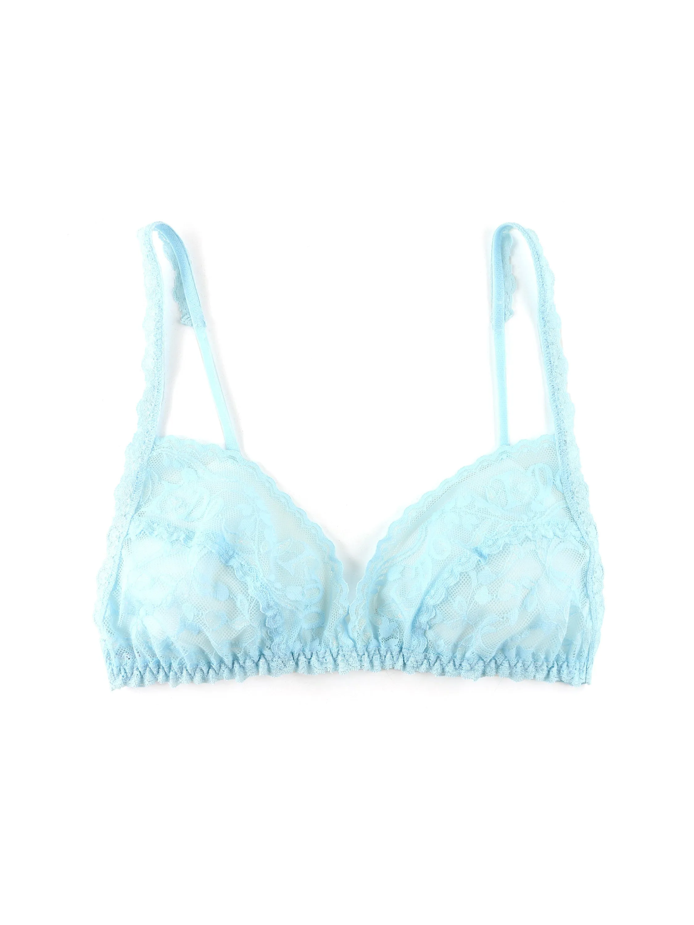 I Do Shimmer Bralette Powder Blue