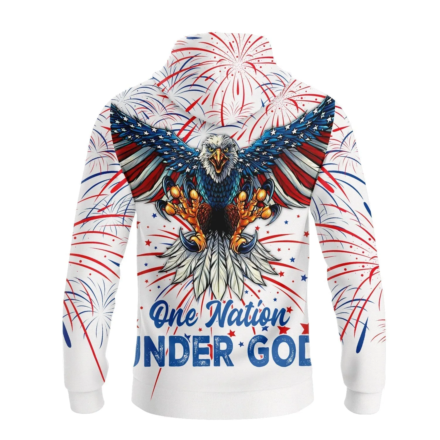 Independence Day Is Coming Ealge One Nation Under God  3D Tshirt Full Print