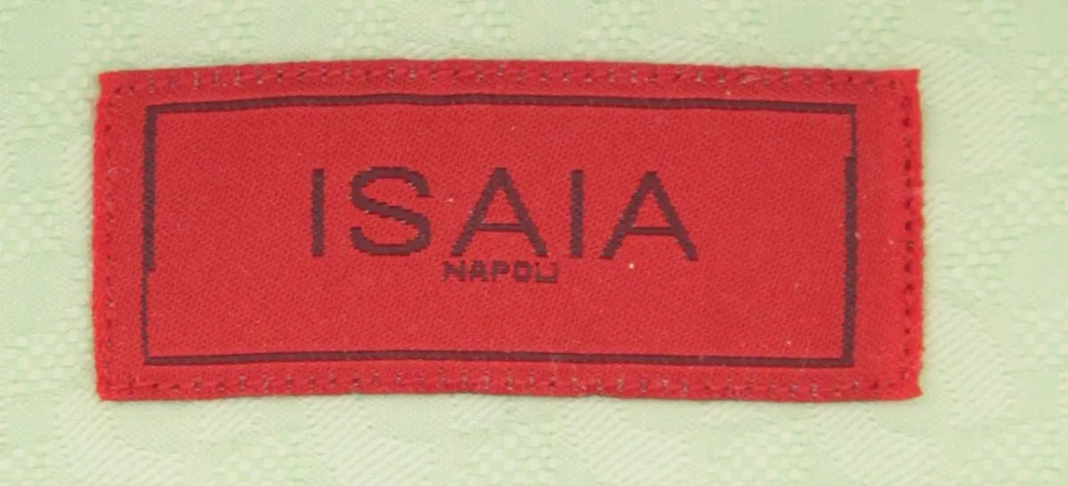 Isaia Light Green Shirt - Extra Slim