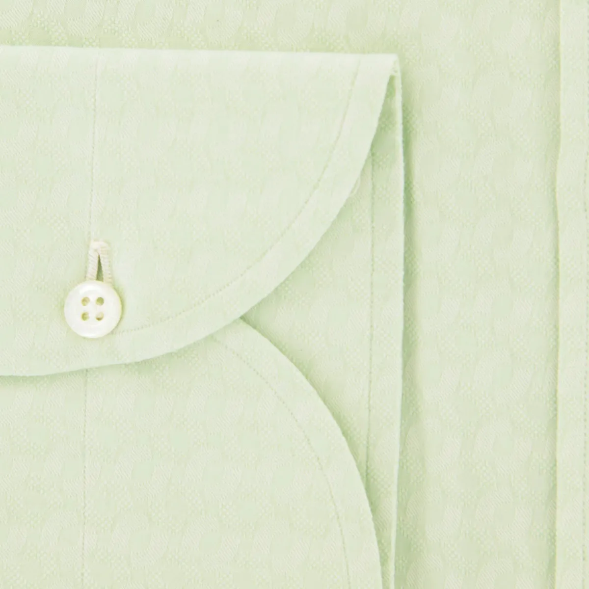 Isaia Light Green Shirt - Extra Slim