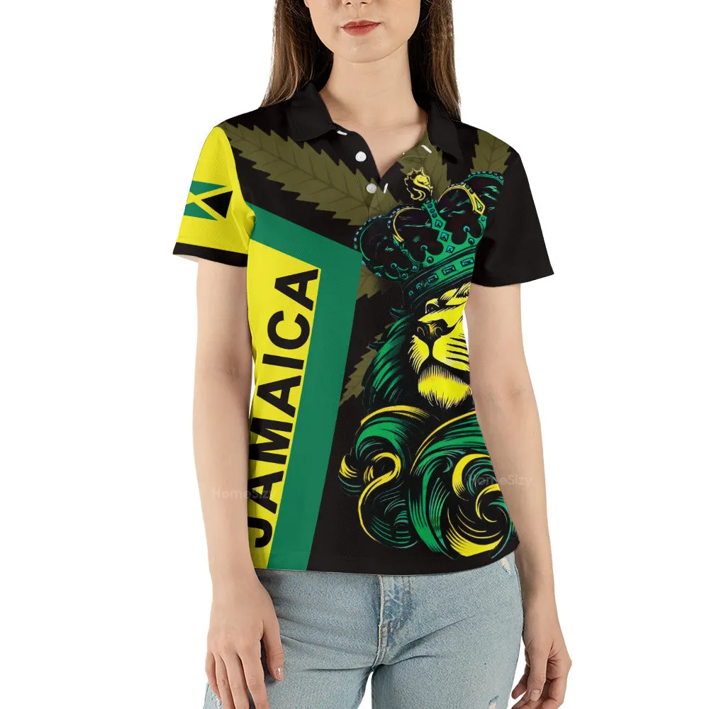 Jamaica Lion Polo Shirts T-shirt HD03601 QT303018La