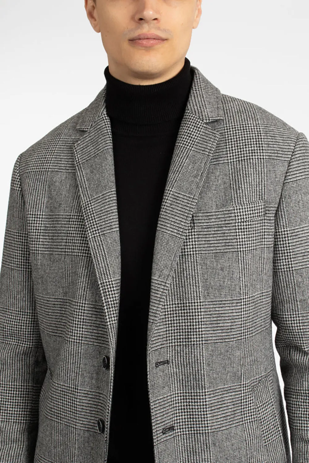 JAMES HARPER PUPPYTOOTH CHECK OVERCOAT JHJ84